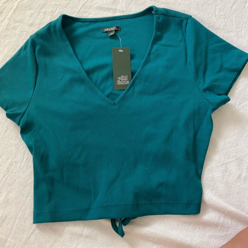 NWT Wild Fable Cropped Tee